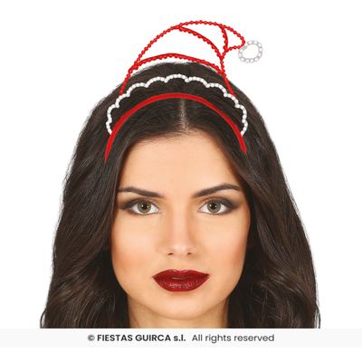 Foto van Kerstdiadeem Metalen Kerstmutsje