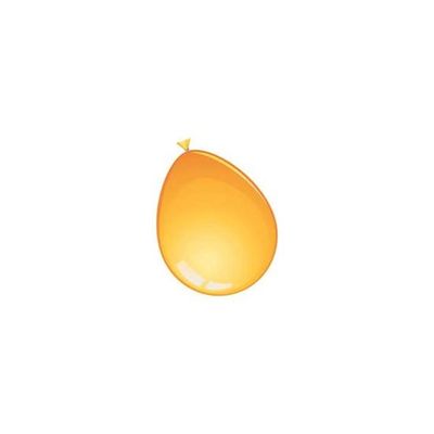 Ballonnen mandarijn (12,5cm) 100st