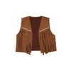 Afbeelding van Cowboy/hippie gilet bruin