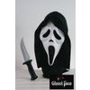 Afbeelding van Scream masker met mes 