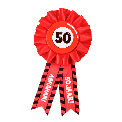 Foto van Rozet 50 Jaar Abraham