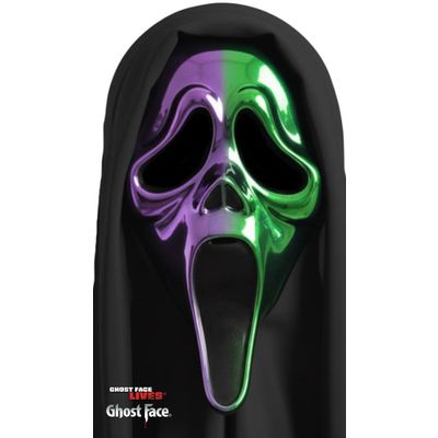 Foto van Ghost Face® Scream Ombre Chrome Masker Foto van Ghost Face® Scream Ombre Chrome Masker