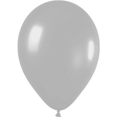 Foto van ballonen zilver 50stk