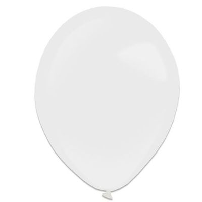 Foto van Ballonnen frosty white (28cm) 50st