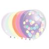 Afbeelding van Ballonnen Pastel Confetti Assorti (30CM) 10st
