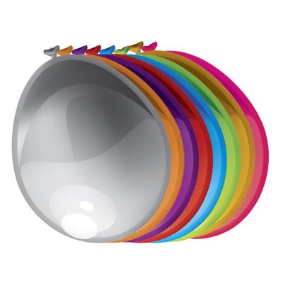 Ballonnen Metallic Assorti kleur 50st