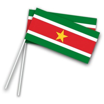 Foto van Zwaaivlaggetjes Suriname