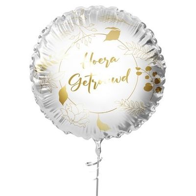 Foto van Folieballon 'Hoera Getrouwd'