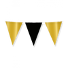 Afbeelding van Vlaggenlijn goud/zwart 10 meter