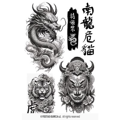 Foto van Neptattoo's Chinees Foto van Neptattoo's Chinees