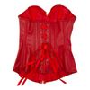 Afbeelding van Korset Nepleer met Rits Rood