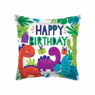 Folieballon Happy Birthday Dinos