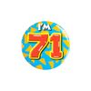 Afbeelding van Button 71 jaar