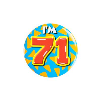 Foto van Button 71 jaar
