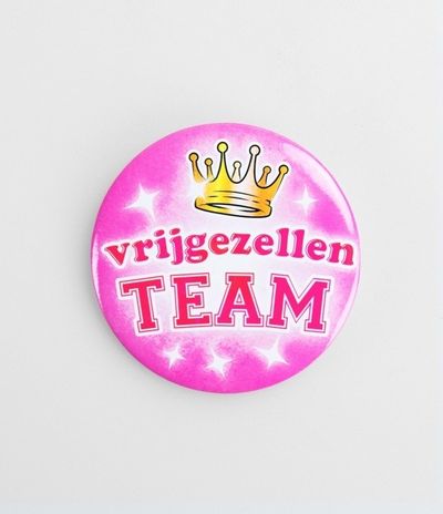 Button Vrijgezellen Team dames