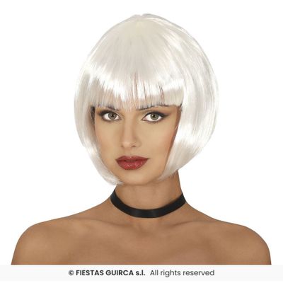 Foto van Bobline Pruik wit