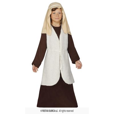 Foto van Kerststal Herder Kostuum Kind