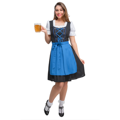 Foto van Dirndl Blauw Bavaria 