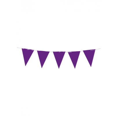 Foto van Mini Vlaggenlijn Paars 3mtr