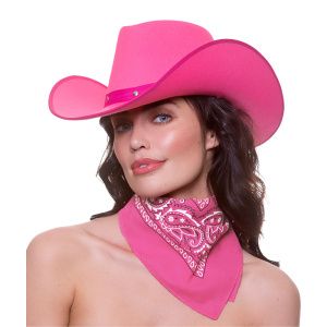 Cowboy bandana roze