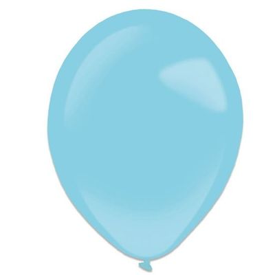 Ballonnen caribbean blue (28cm) 50st
