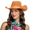 Afbeelding van Cowboyhoed Oranje Sunny