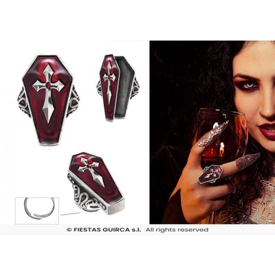 Vampieren Ring Met Kruis
