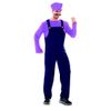 Afbeelding van Waluigi kostuum M/L