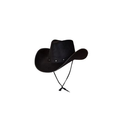 Foto van Cowboyhoed vilt zwart met koord