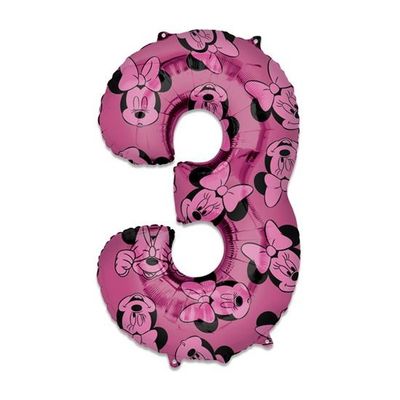 Folieballon 8 roze