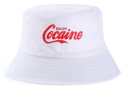 Bucket Hat 'Enjoy Cocaine' Wit