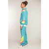 Afbeelding van Neon Trainingspak Heren Blauw