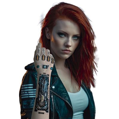 Foto van Neptattoo Robot Arm Foto van Neptattoo Robot Arm