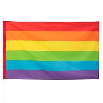 Foto van Vlag regenboog 150x90 cm