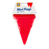 Afbeelding van Mini Vlaggenlijn Rood 3mtr
