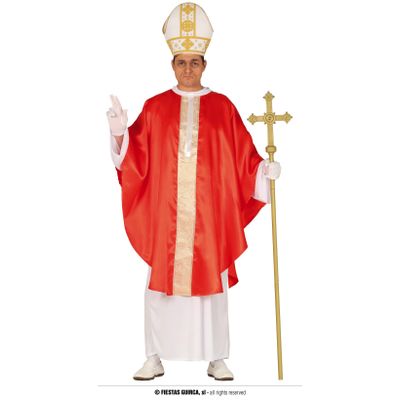 Foto van Paus kostuum rood