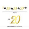 Afbeelding van Garland 20 Jaar Goud/Zwart Afbeelding van Garland 20 Jaar Goud/Zwart