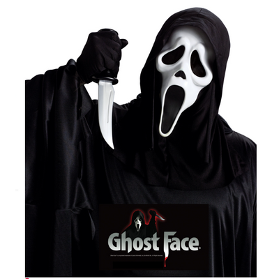 Scream masker met mes 