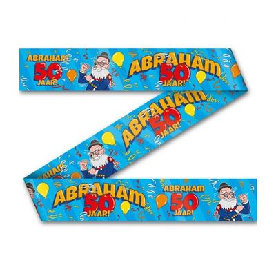 Foto van Party Tape Abraham 50 Jaar