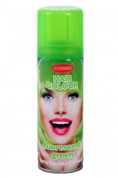 Haarspray kleur groen fluotestic (goodmark)