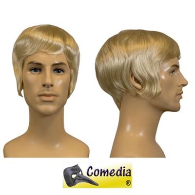 Theaterpruik heren kort blond