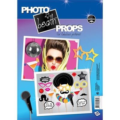 Photo booth props party (20 stuks)