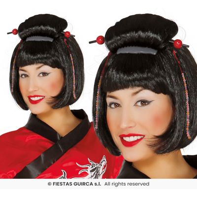 Foto van Geisha pruik