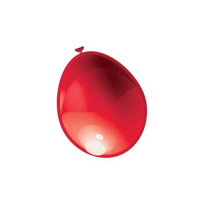 Ballonnen Metallic Kersenrood 10st.