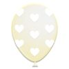 Afbeelding van Ballonnen Witte Hartjes 6st