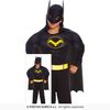 Afbeelding van Batman kostuum kind gespierd