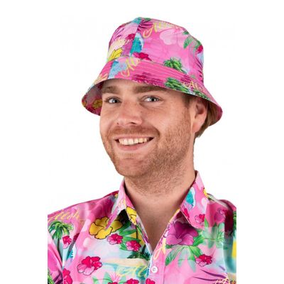 Tropicana Bucket Hat Roze