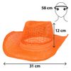 Afbeelding van Cowboyhoed Oranje Sunny