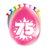 Afbeelding van Gekleurde Ballonnen 75 Jaar