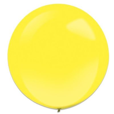 Ballonnen yellow sun (60cm) 4st